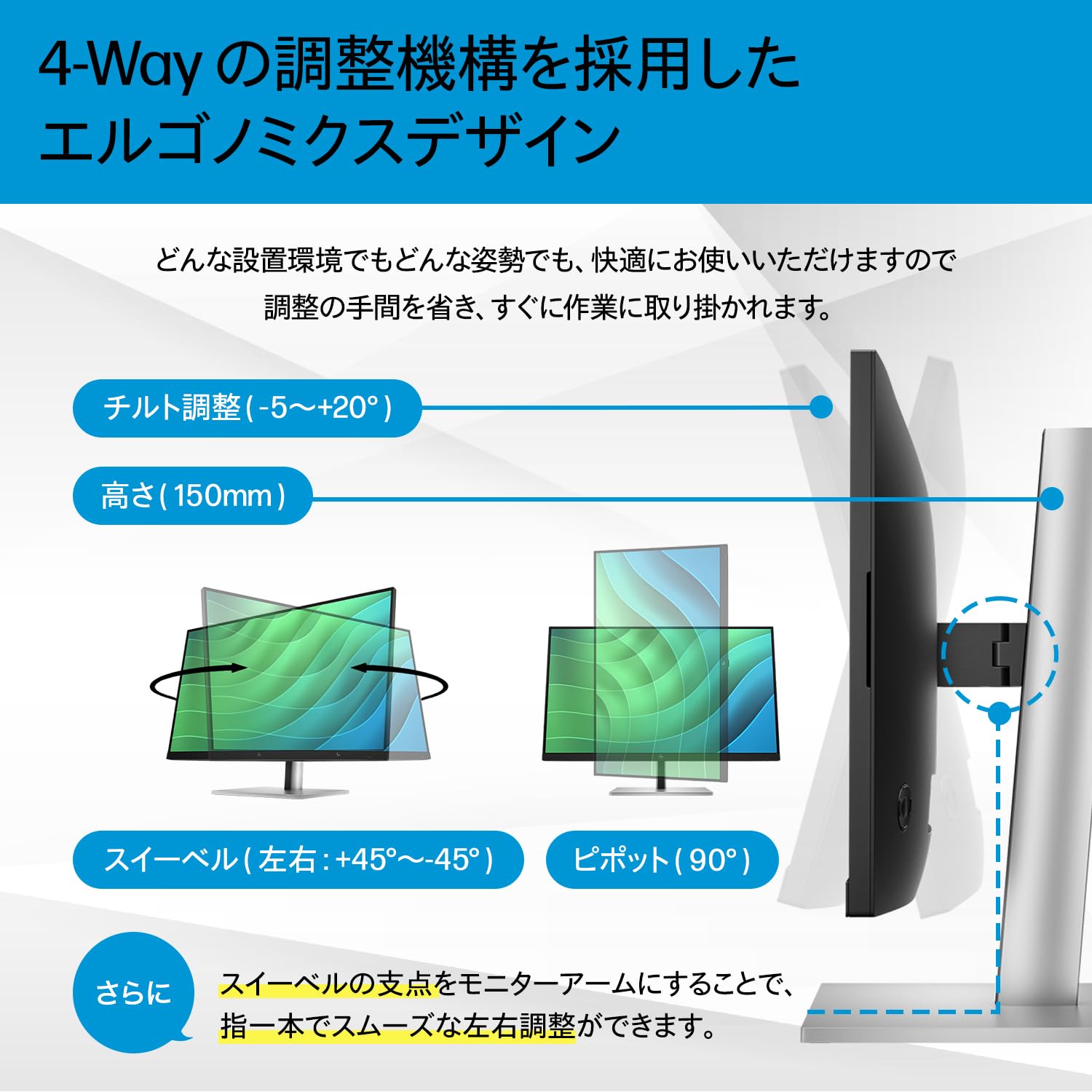 Amazon.co.jp: HP モニター E27 G5 27インチ フルHD IPSパネル 非光沢